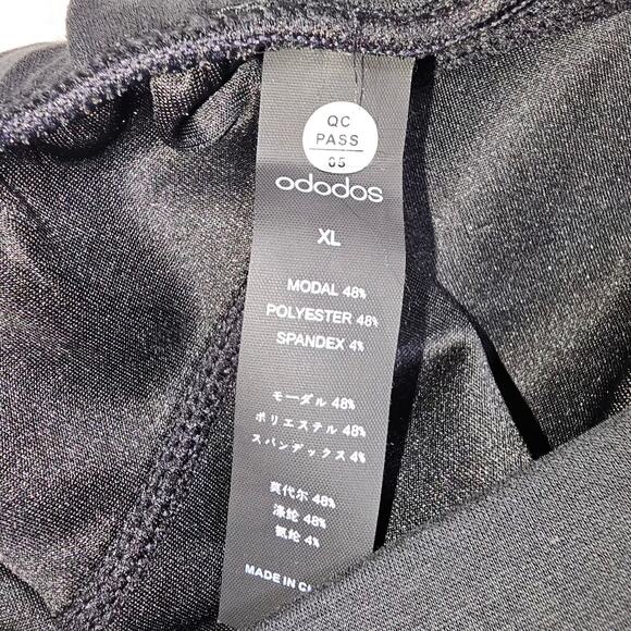 Ododos Modal Thick Wide Leg Black Soft Pants XL - Picture 10 of 11